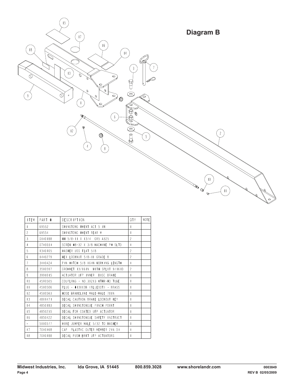 Diagram b | ShoreLand'r LUXR28BXXL V.1 User Manual | Page 4 / 12
