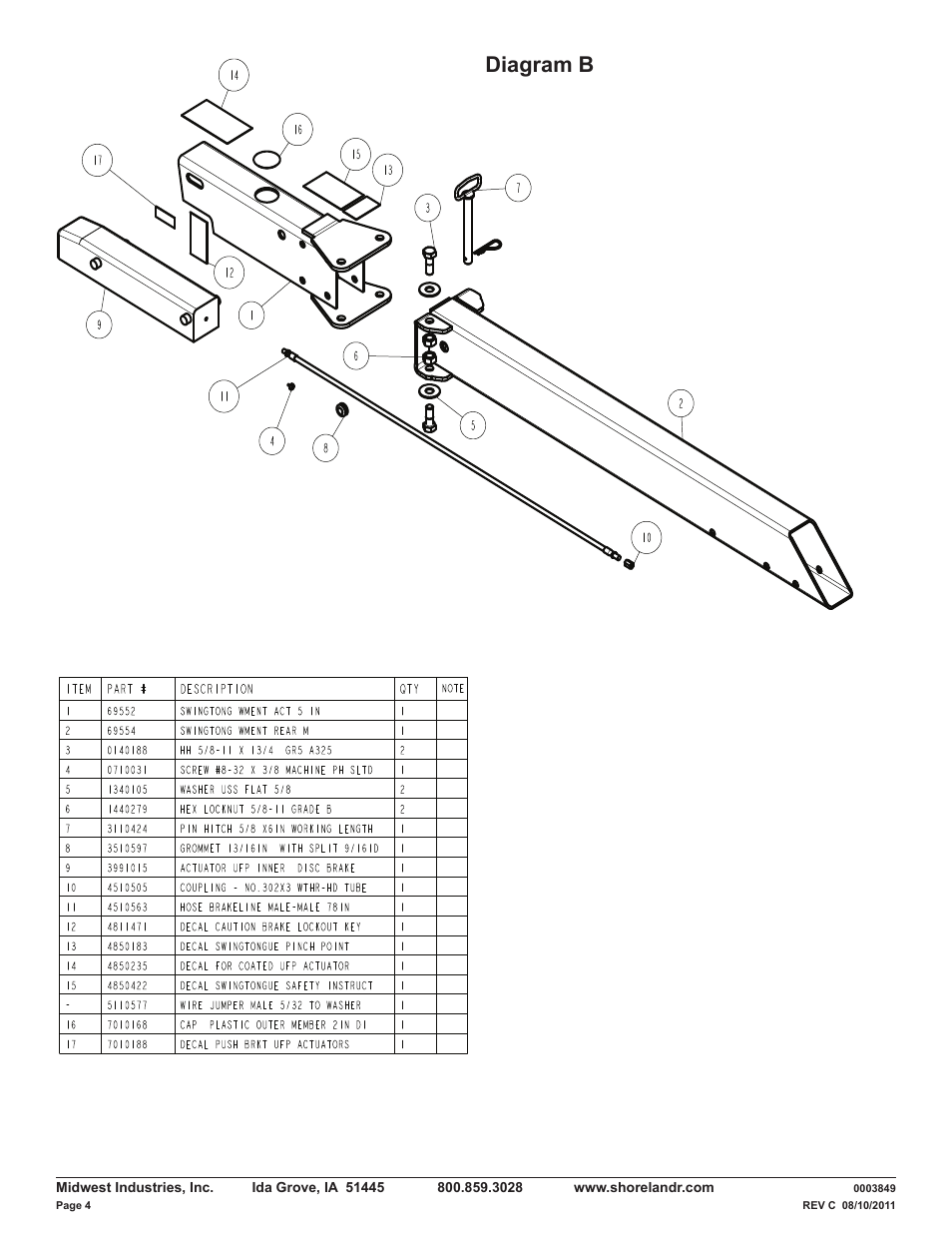 Diagram b | ShoreLand'r LUXR28BXXL V.3 User Manual | Page 4 / 12