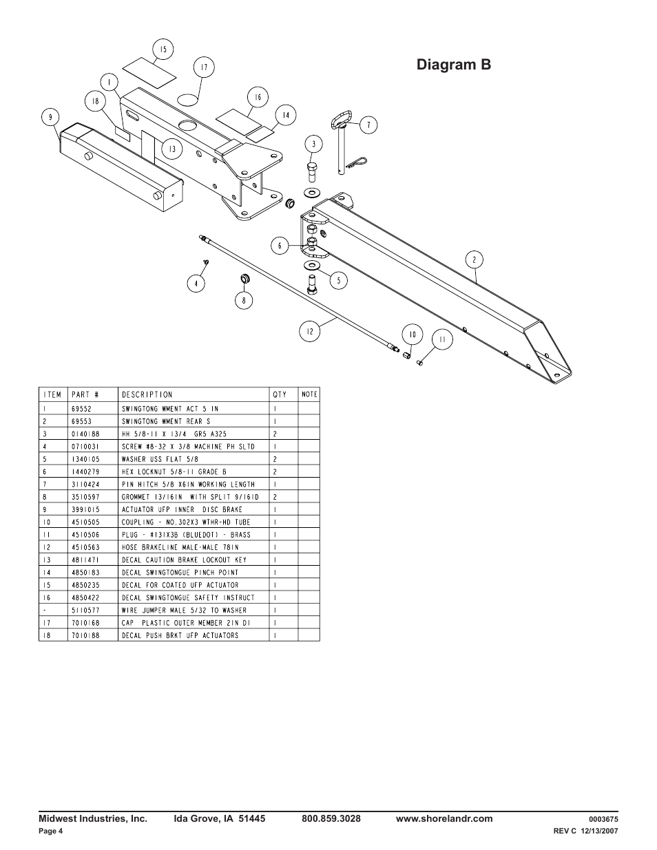 Diagram b | ShoreLand'r LUXR29CBLW V.2 User Manual | Page 4 / 14