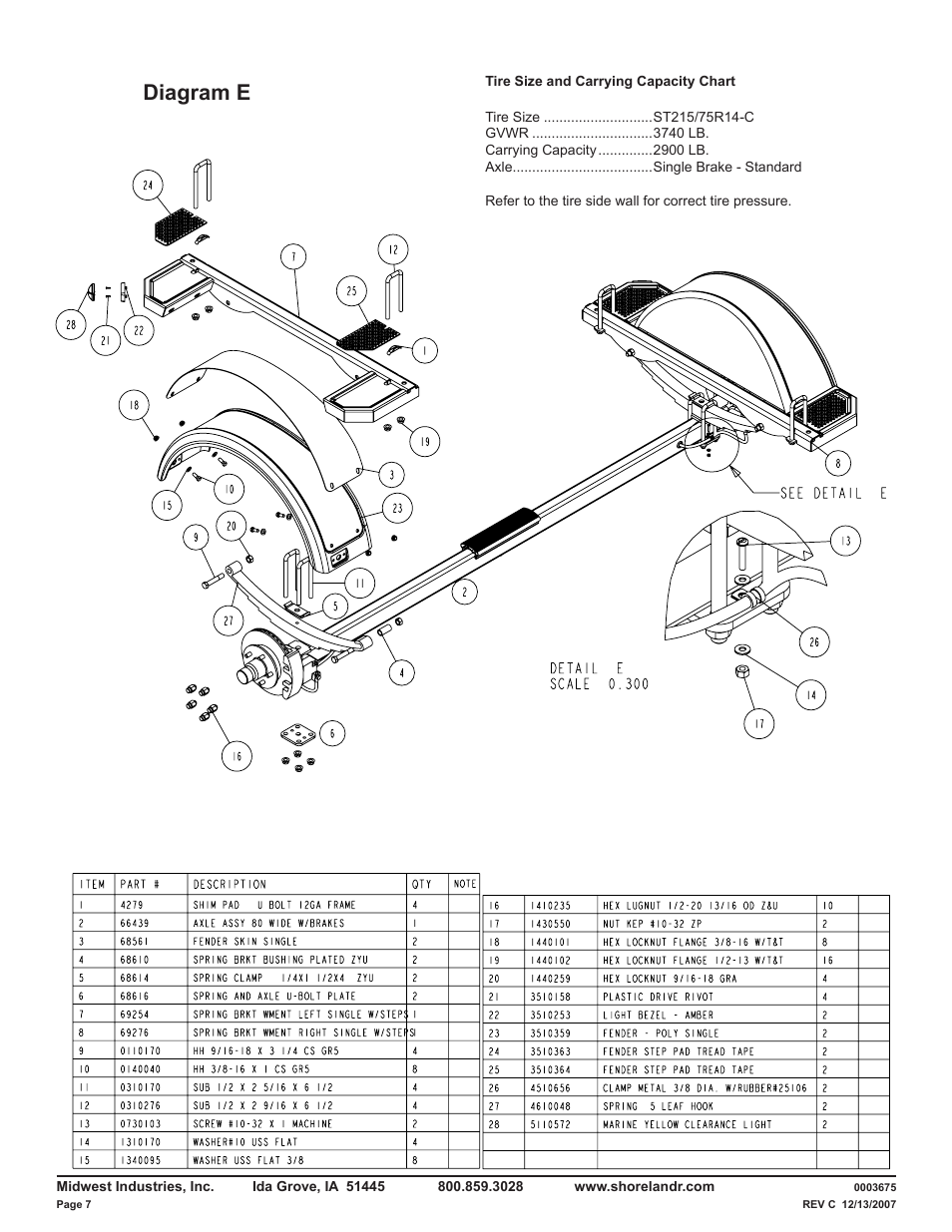 Diagram e | ShoreLand'r LUXR29CBLW V.2 User Manual | Page 7 / 14