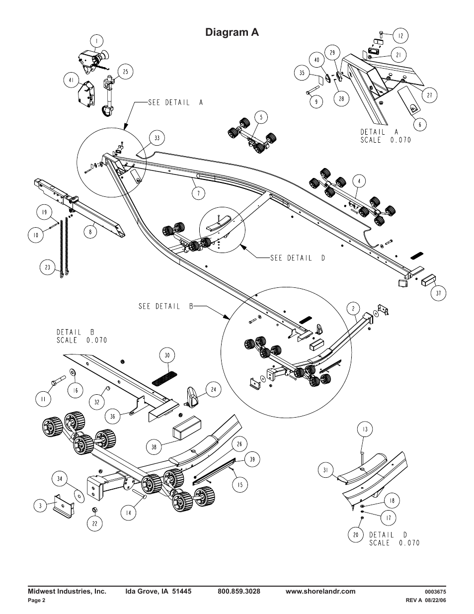 Diagram a | ShoreLand'r LUXR29CBLW V.3 User Manual | Page 2 / 14