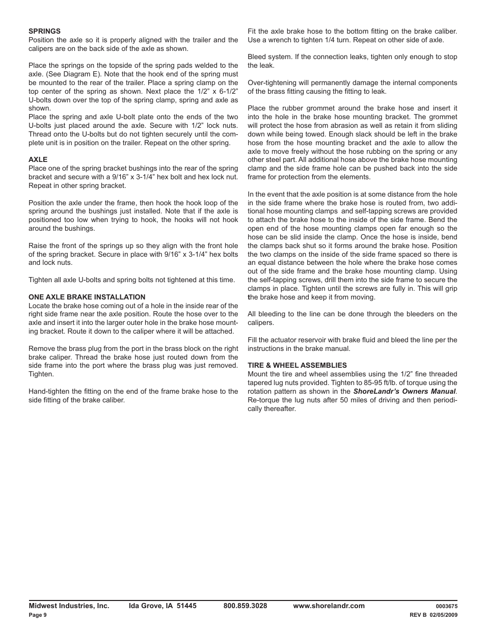 ShoreLand'r LUXR29CBLW V.4 User Manual | Page 9 / 15