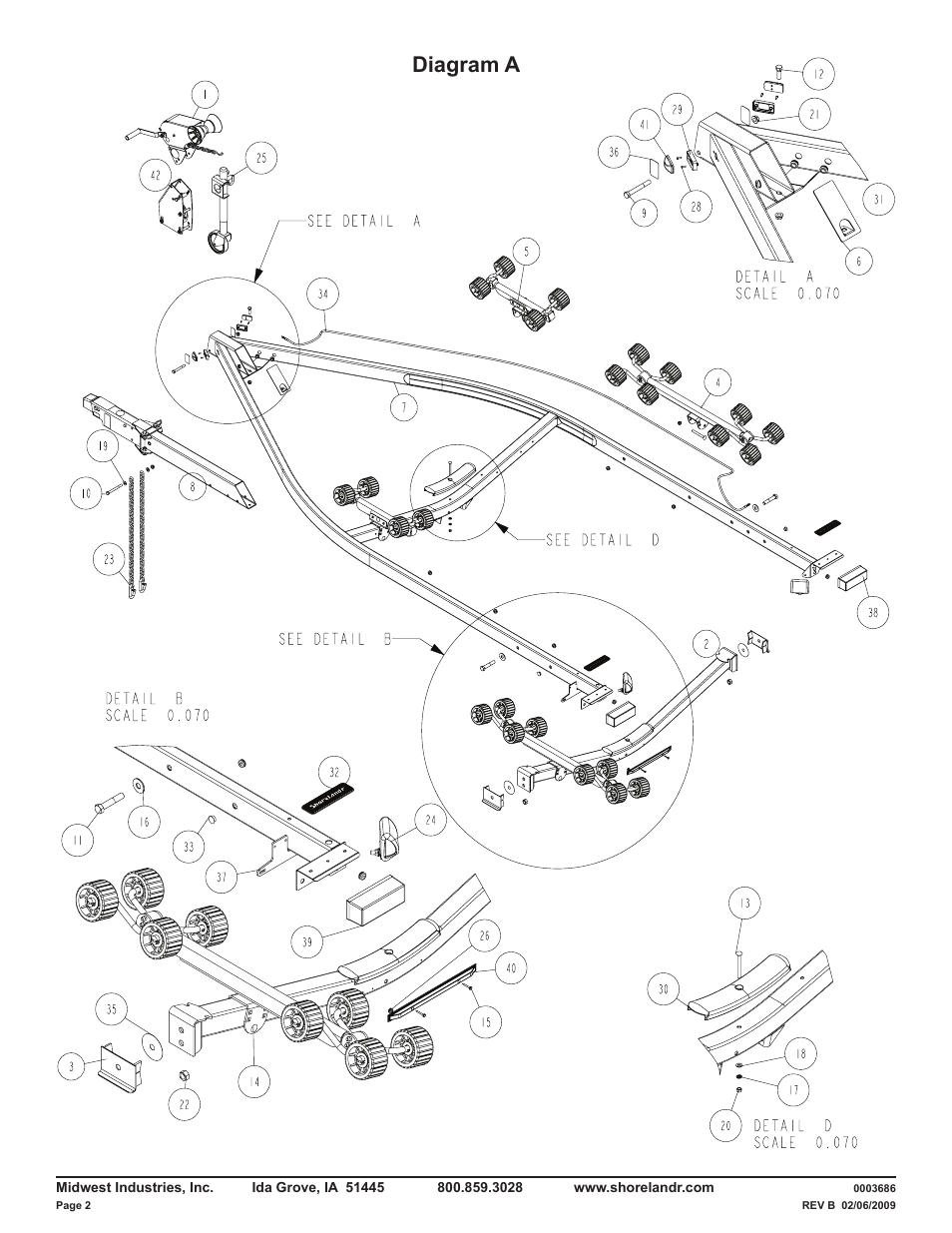 Diagram a | ShoreLand'r LUXR29CBSW V.1 User Manual | Page 2 / 13