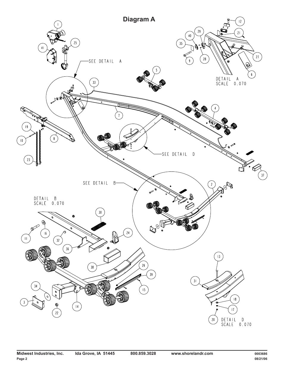 Diagram a | ShoreLand'r LUXR29CBSW V.2 User Manual | Page 2 / 14