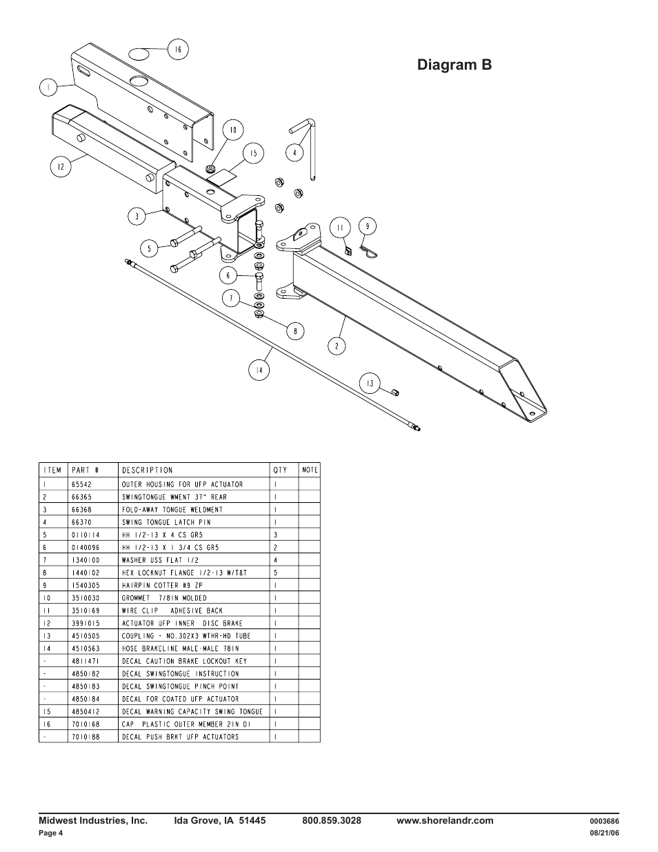 Diagram b | ShoreLand'r LUXR29CBSW V.2 User Manual | Page 4 / 14