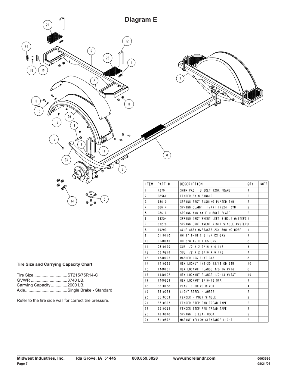 Diagram e | ShoreLand'r LUXR29CBSW V.2 User Manual | Page 7 / 14