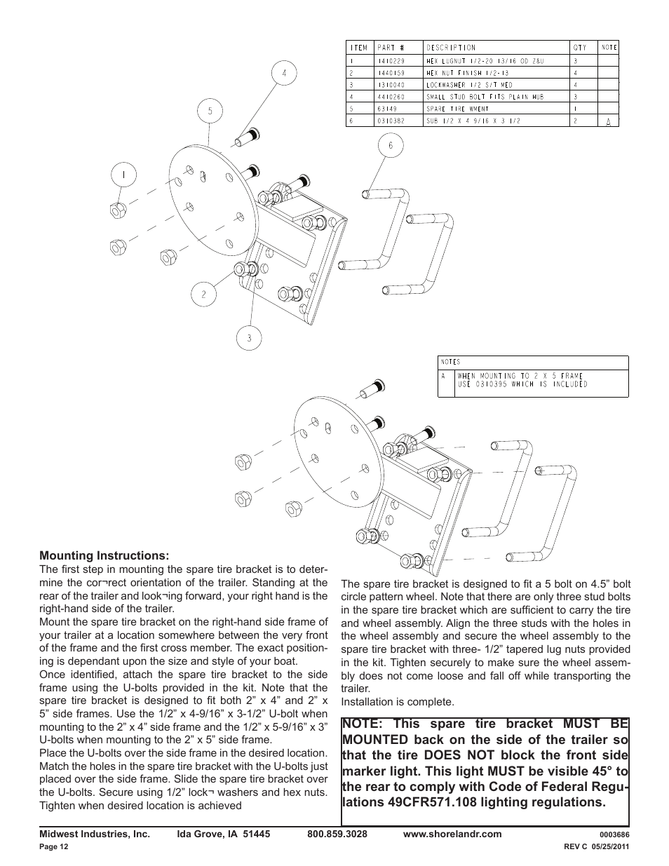 ShoreLand'r LUXR29CBSW V.3 User Manual | Page 12 / 13