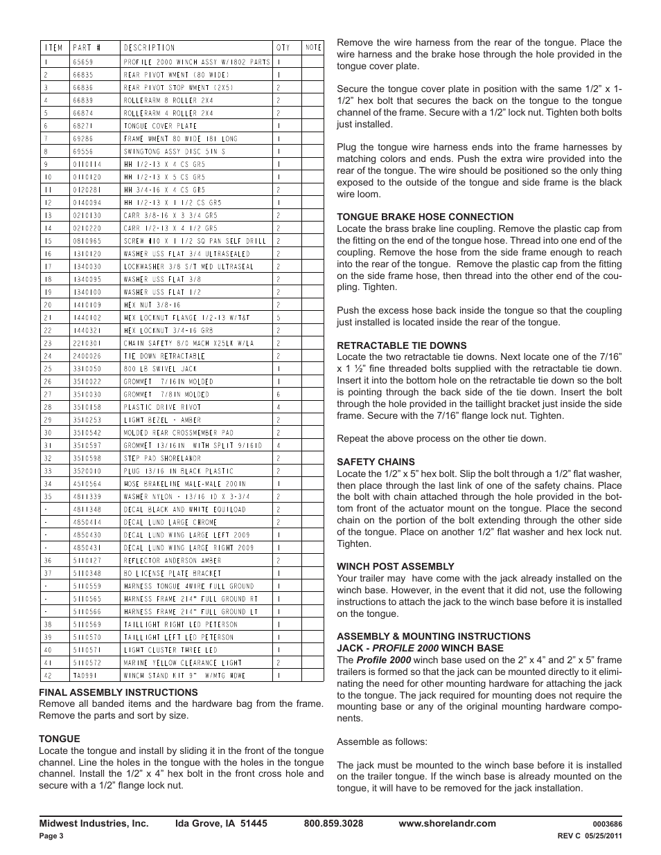 ShoreLand'r LUXR29CBSW V.3 User Manual | Page 3 / 13