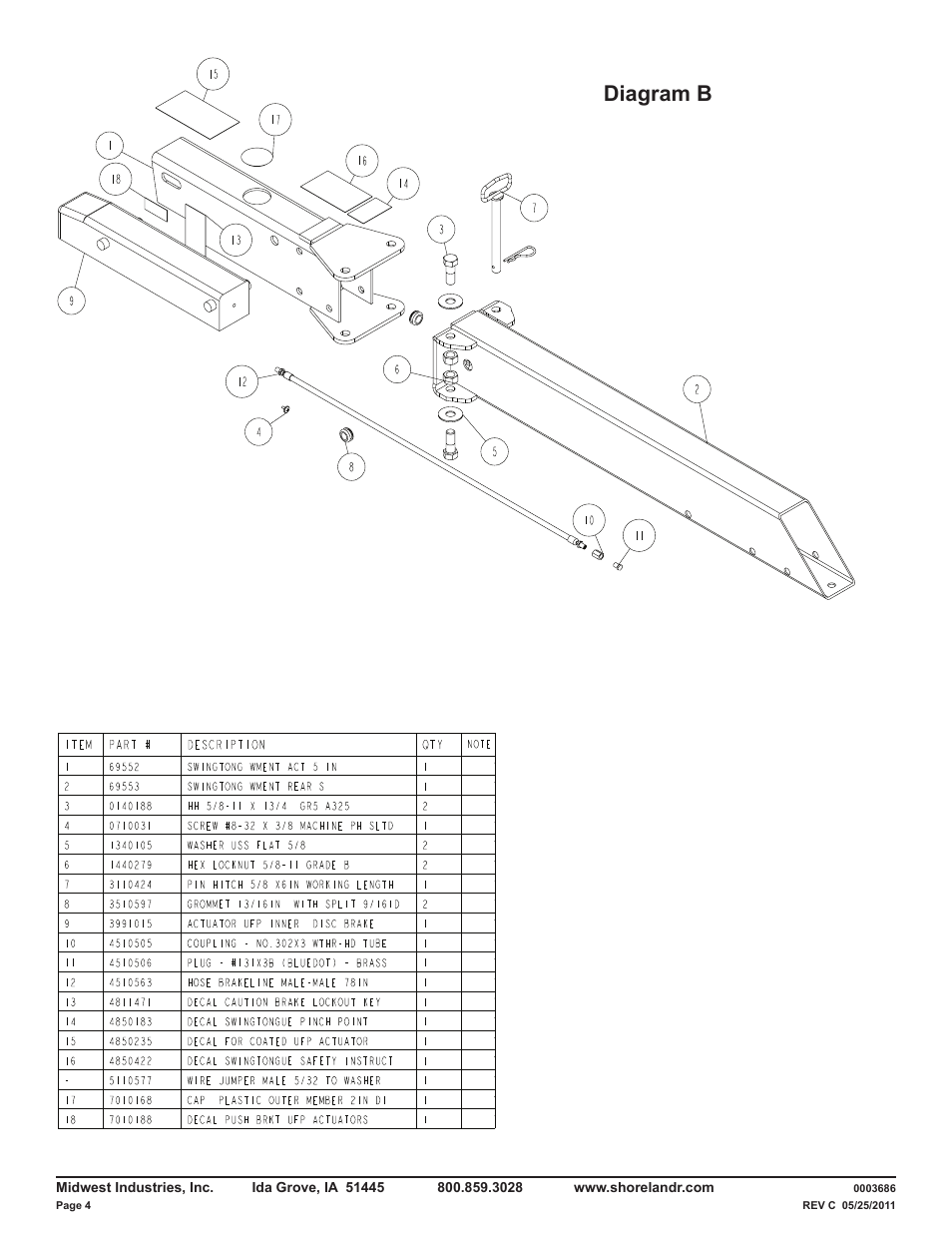 Diagram b | ShoreLand'r LUXR29CBSW V.3 User Manual | Page 4 / 13