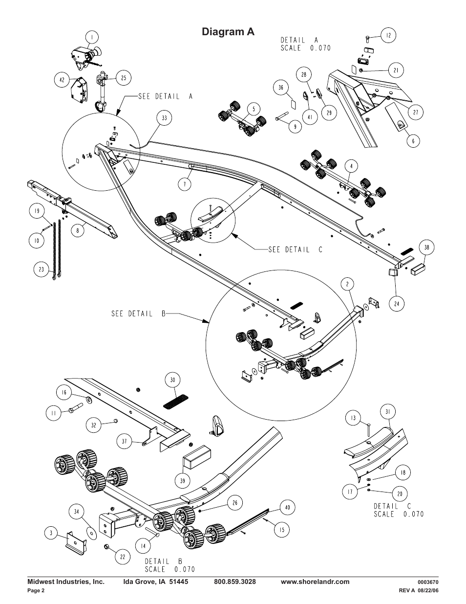 Diagram a | ShoreLand'r LUXR30BLW V.1 User Manual | Page 2 / 12