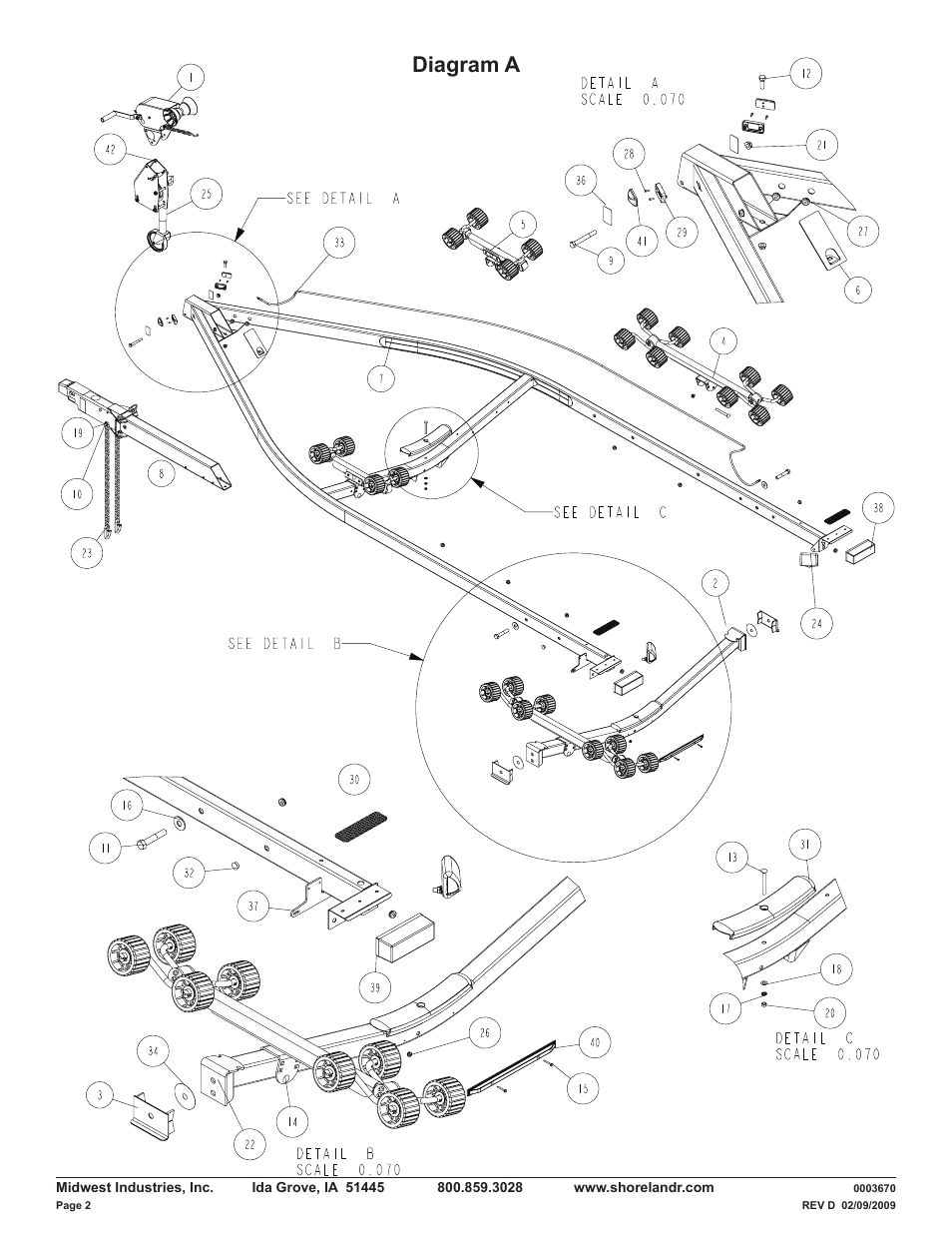 Diagram a | ShoreLand'r LUXR30BLW V.2 User Manual | Page 2 / 12