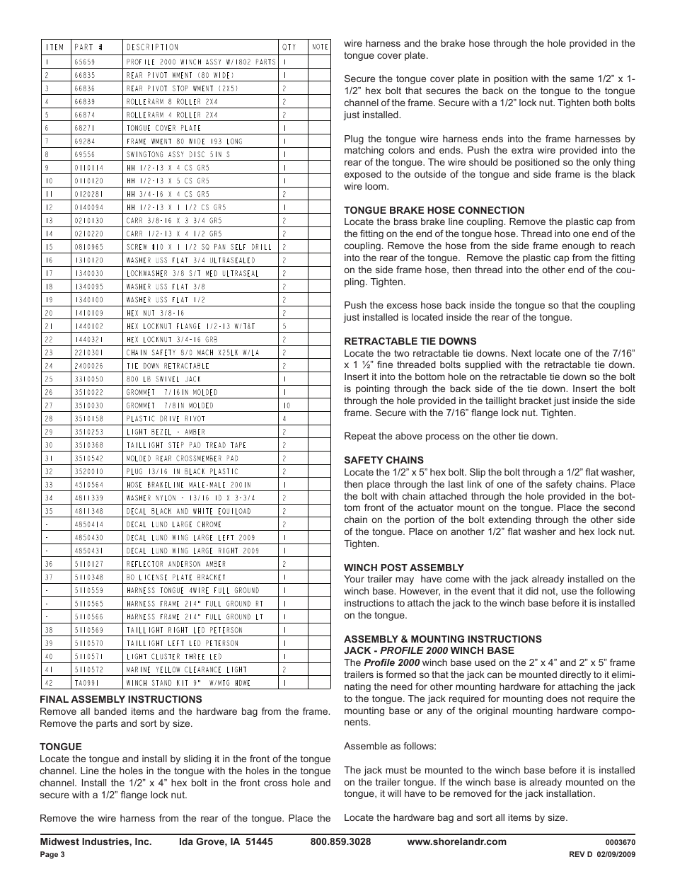 ShoreLand'r LUXR30BLW V.2 User Manual | Page 3 / 12