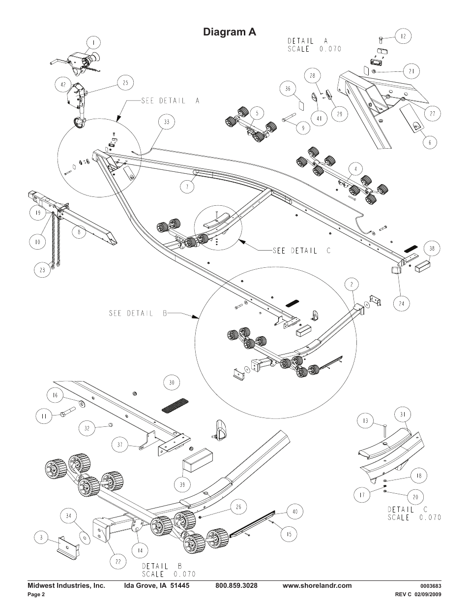 Diagram a | ShoreLand'r LUXR30BSW V.1 User Manual | Page 2 / 12