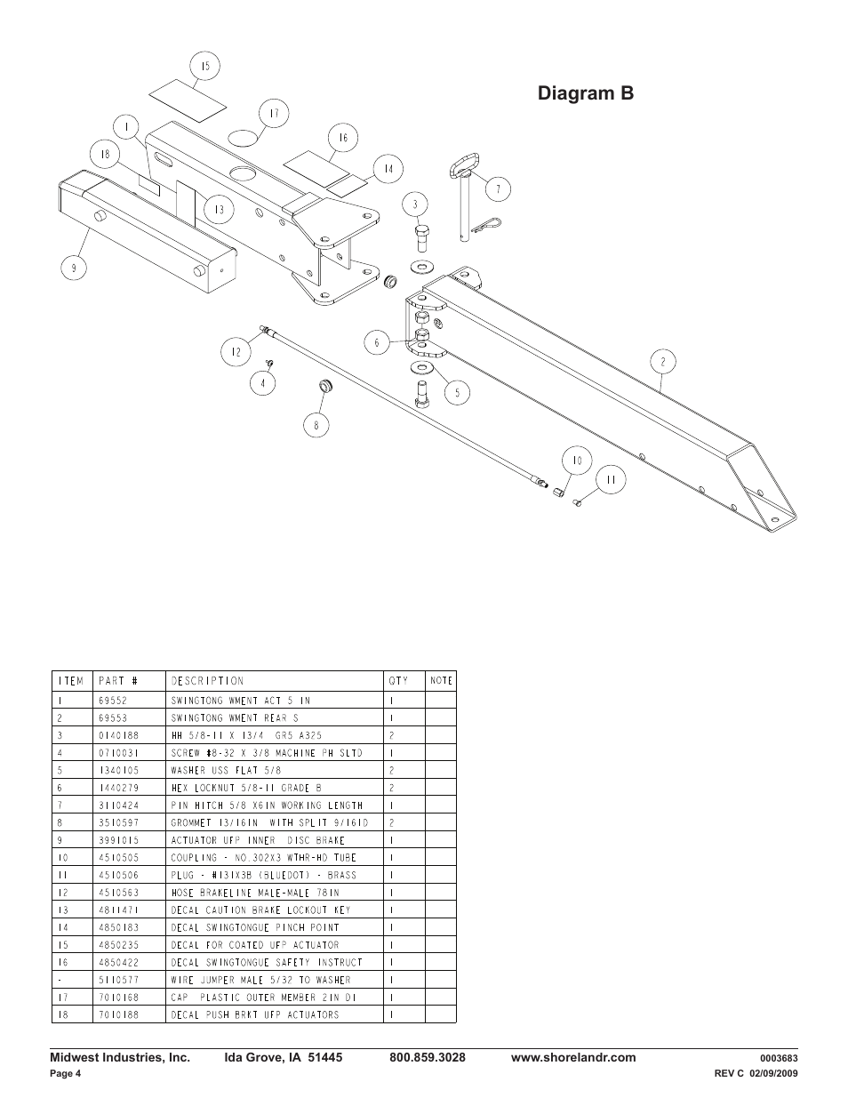 Diagram b | ShoreLand'r LUXR30BSW V.1 User Manual | Page 4 / 12