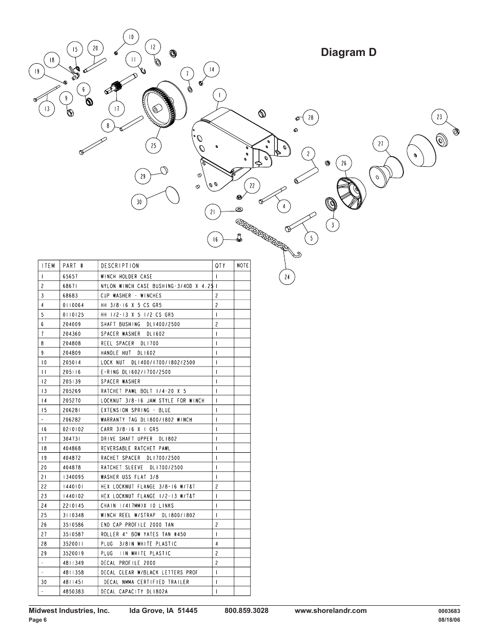 Diagram d | ShoreLand'r LUXR30BSW V.2 User Manual | Page 6 / 12