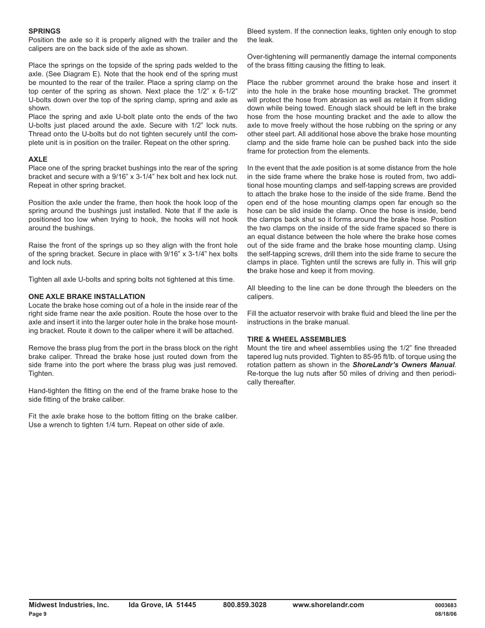 ShoreLand'r LUXR30BSW V.2 User Manual | Page 9 / 12