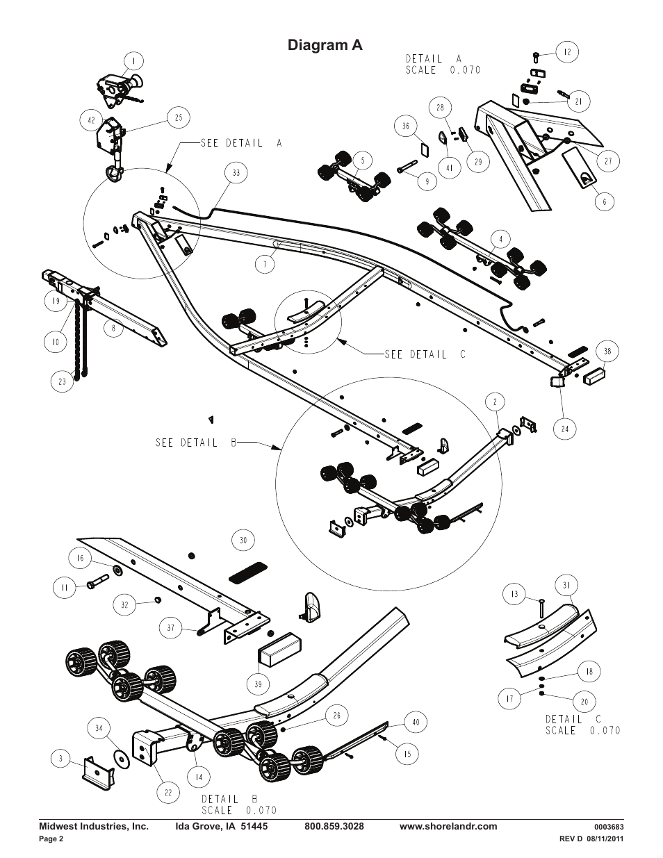 Diagram a | ShoreLand'r LUXR30BSW V.3 User Manual | Page 2 / 12