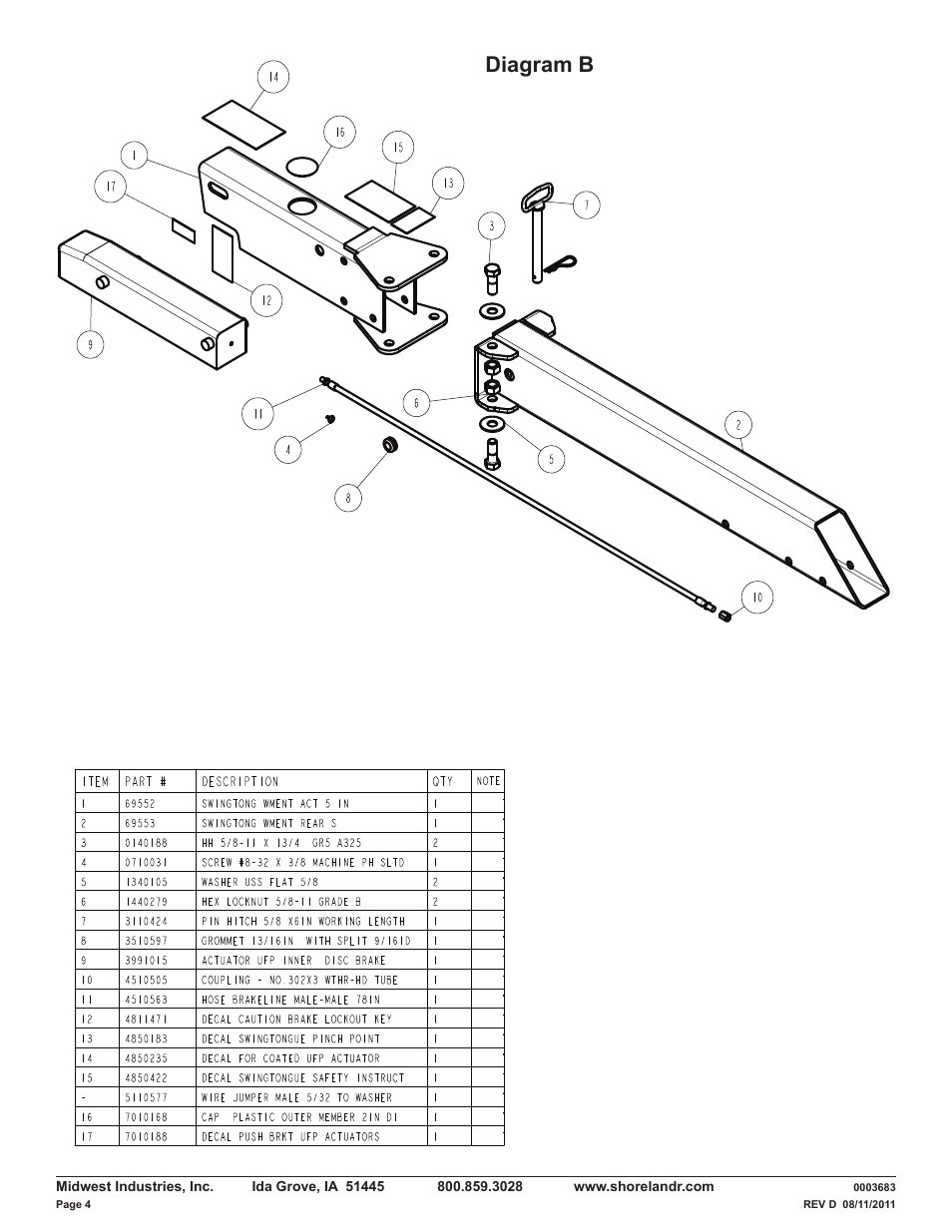 Diagram b | ShoreLand'r LUXR30BSW V.3 User Manual | Page 4 / 12