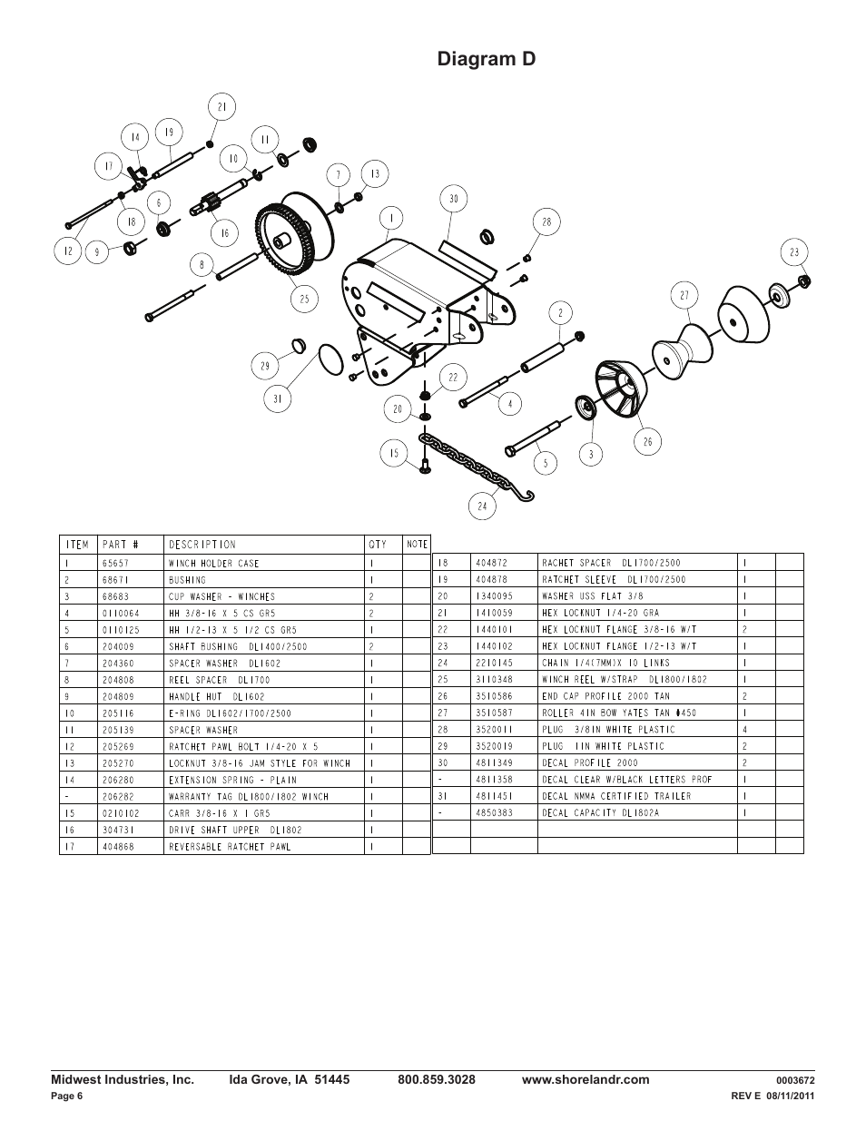 Diagram d | ShoreLand'r LUXR40TBXLW V.1 User Manual | Page 6 / 14