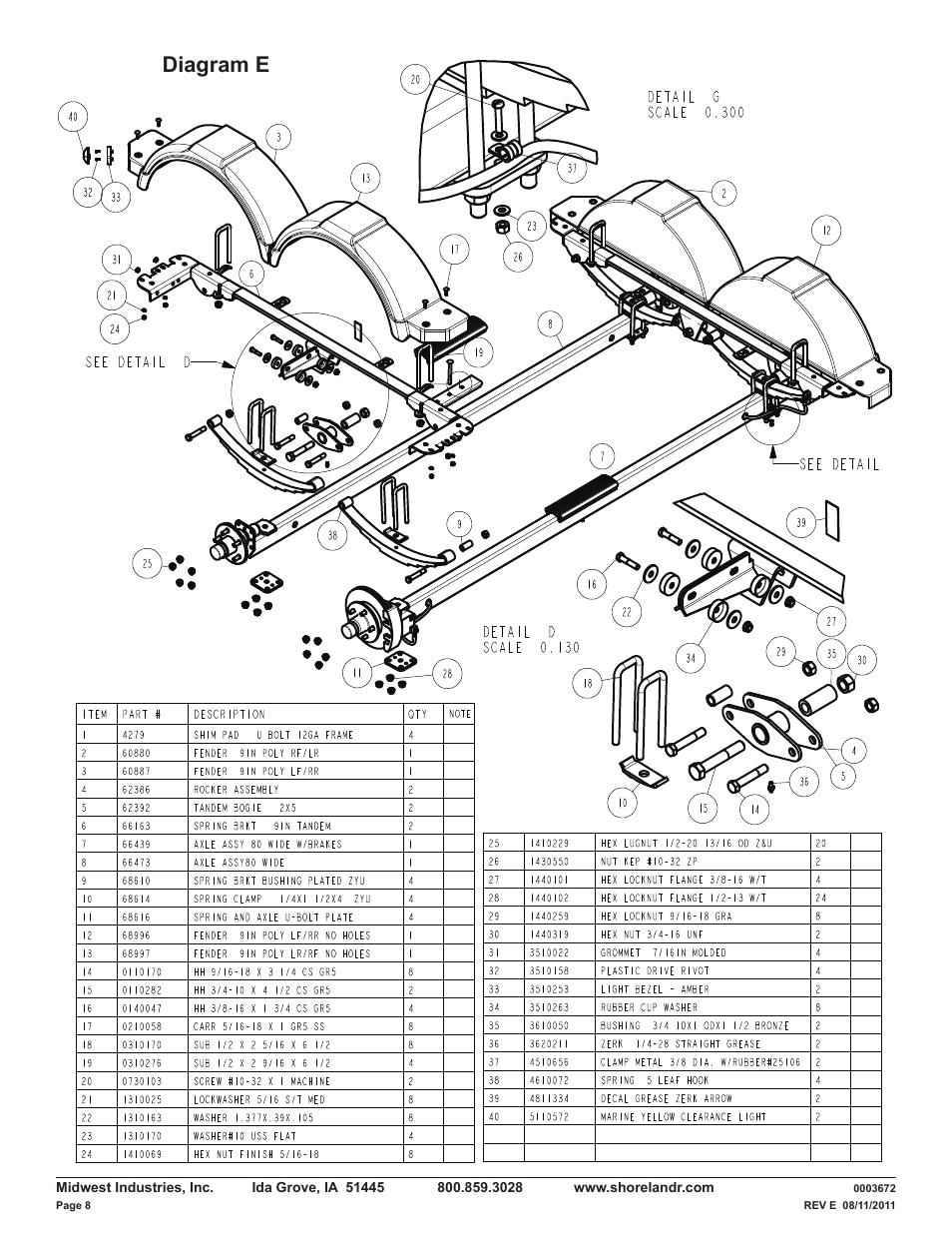 Diagram e | ShoreLand'r LUXR40TBXLW V.1 User Manual | Page 8 / 14