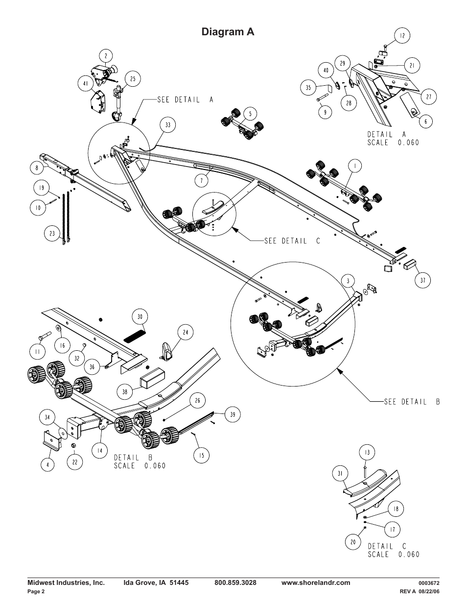 Diagram a | ShoreLand'r LUXR40TBXLW V.2 User Manual | Page 2 / 14