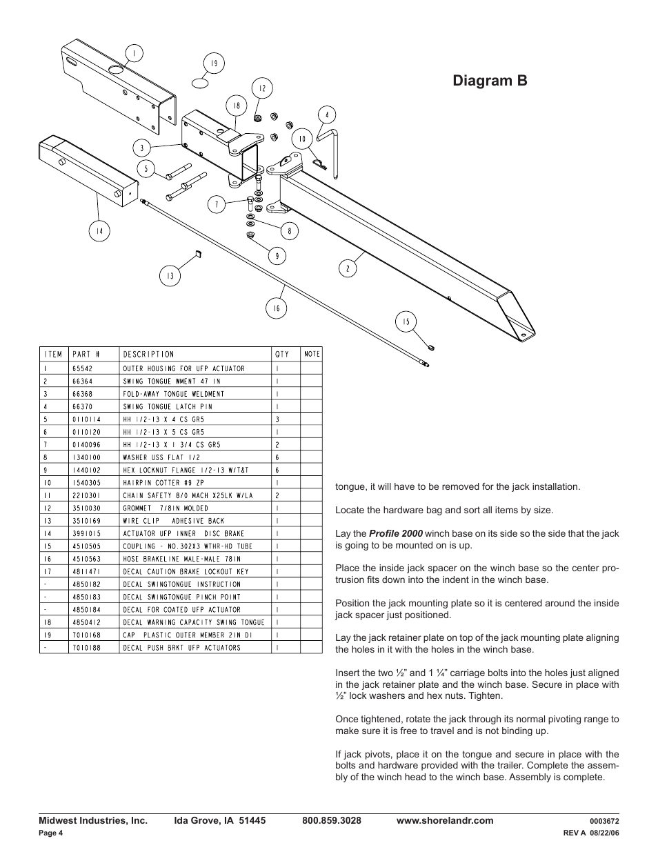 Diagram b | ShoreLand'r LUXR40TBXLW V.2 User Manual | Page 4 / 14