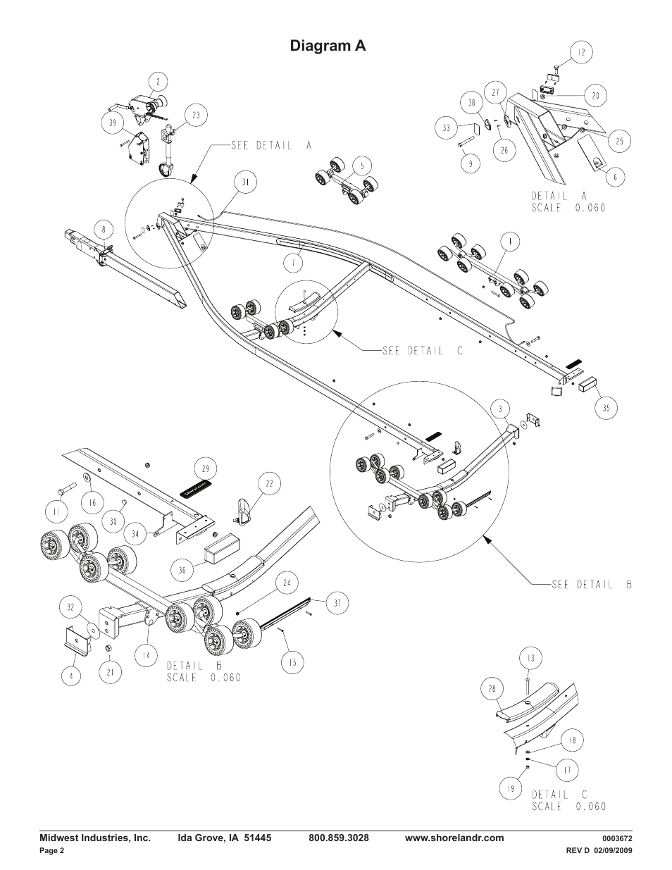 Diagram a | ShoreLand'r LUXR40TBXLW V.3 User Manual | Page 2 / 14