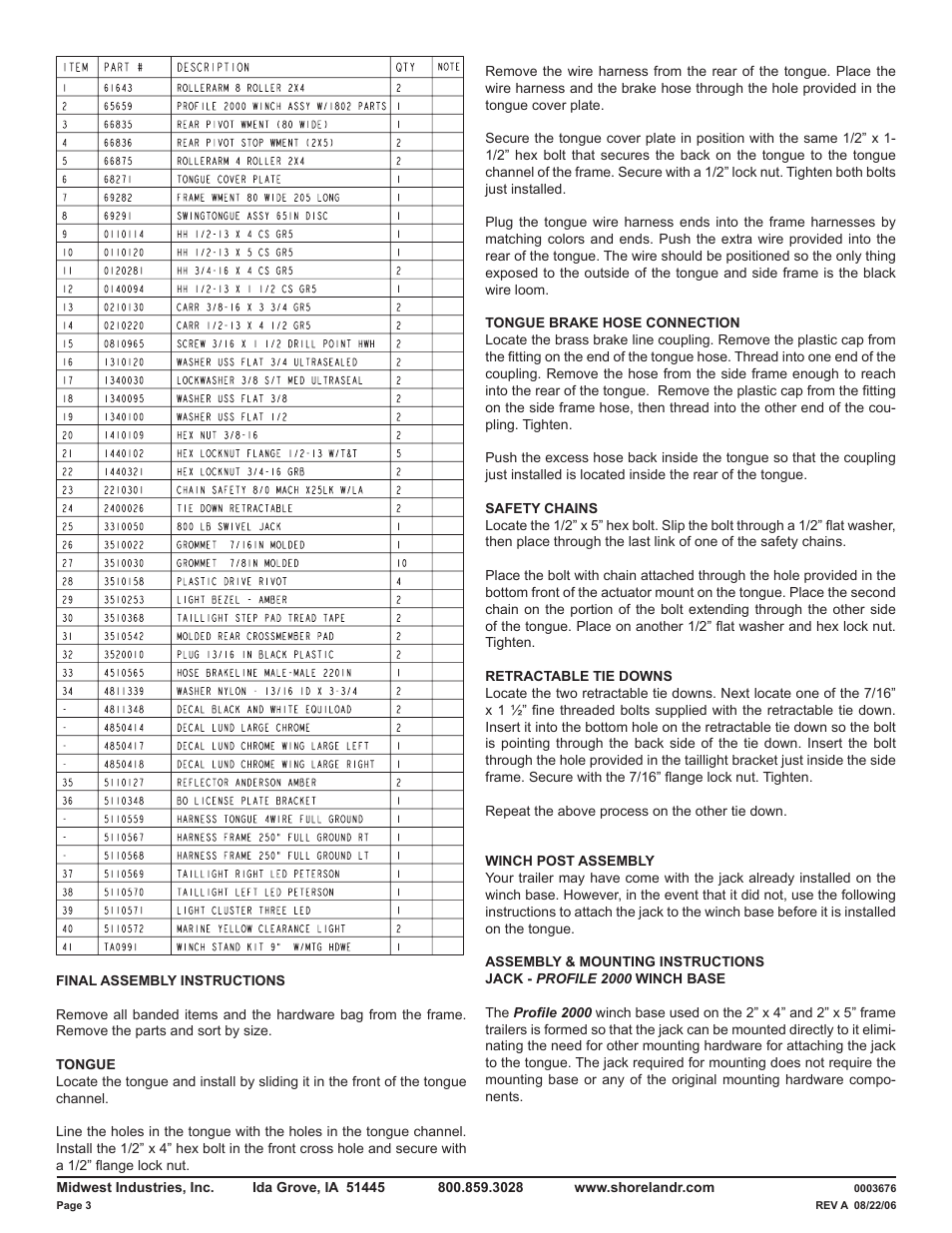 ShoreLand'r LUXR40TCBXLW V.2 User Manual | Page 3 / 14