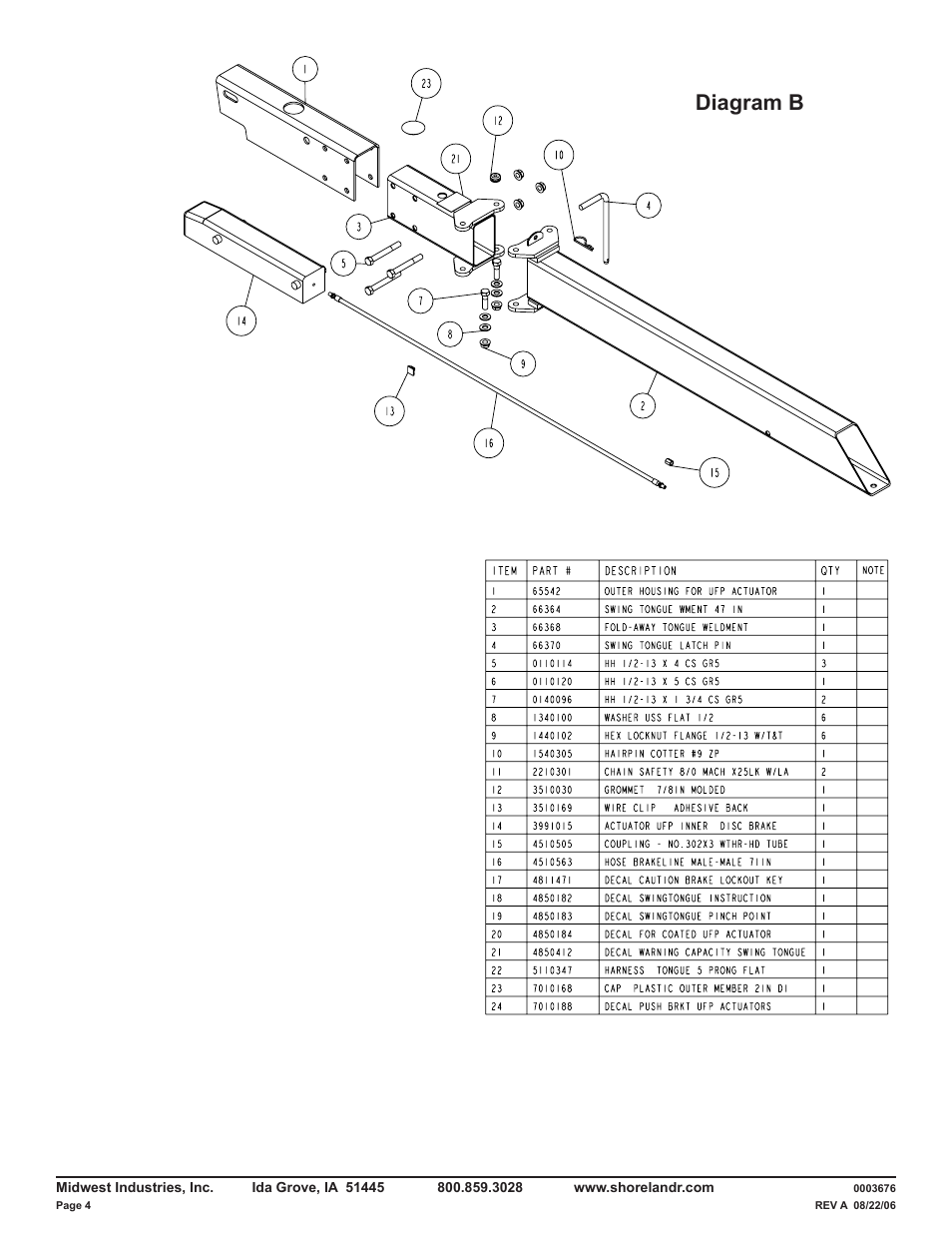 Diagram b | ShoreLand'r LUXR40TCBXLW V.2 User Manual | Page 4 / 14