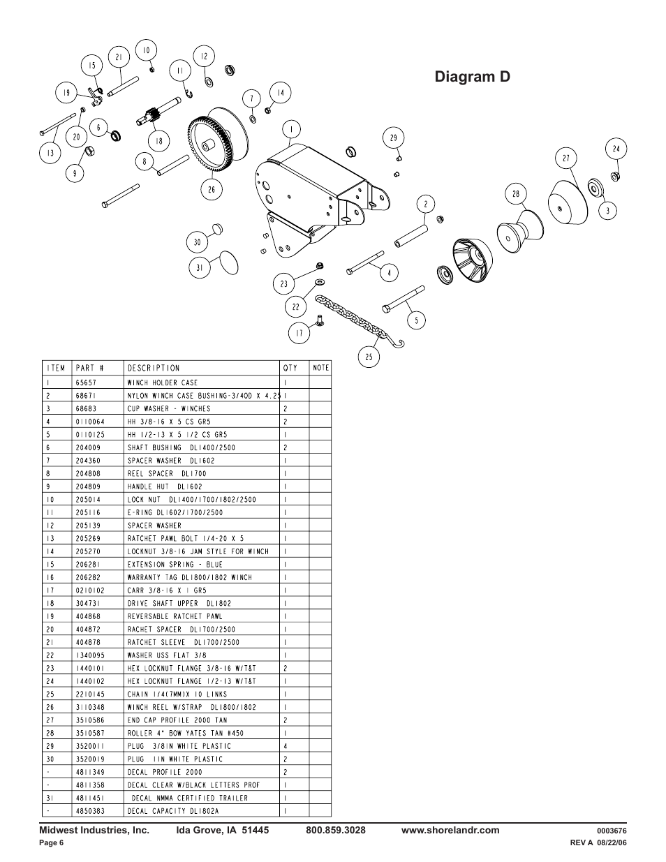 Diagram d | ShoreLand'r LUXR40TCBXLW V.2 User Manual | Page 6 / 14