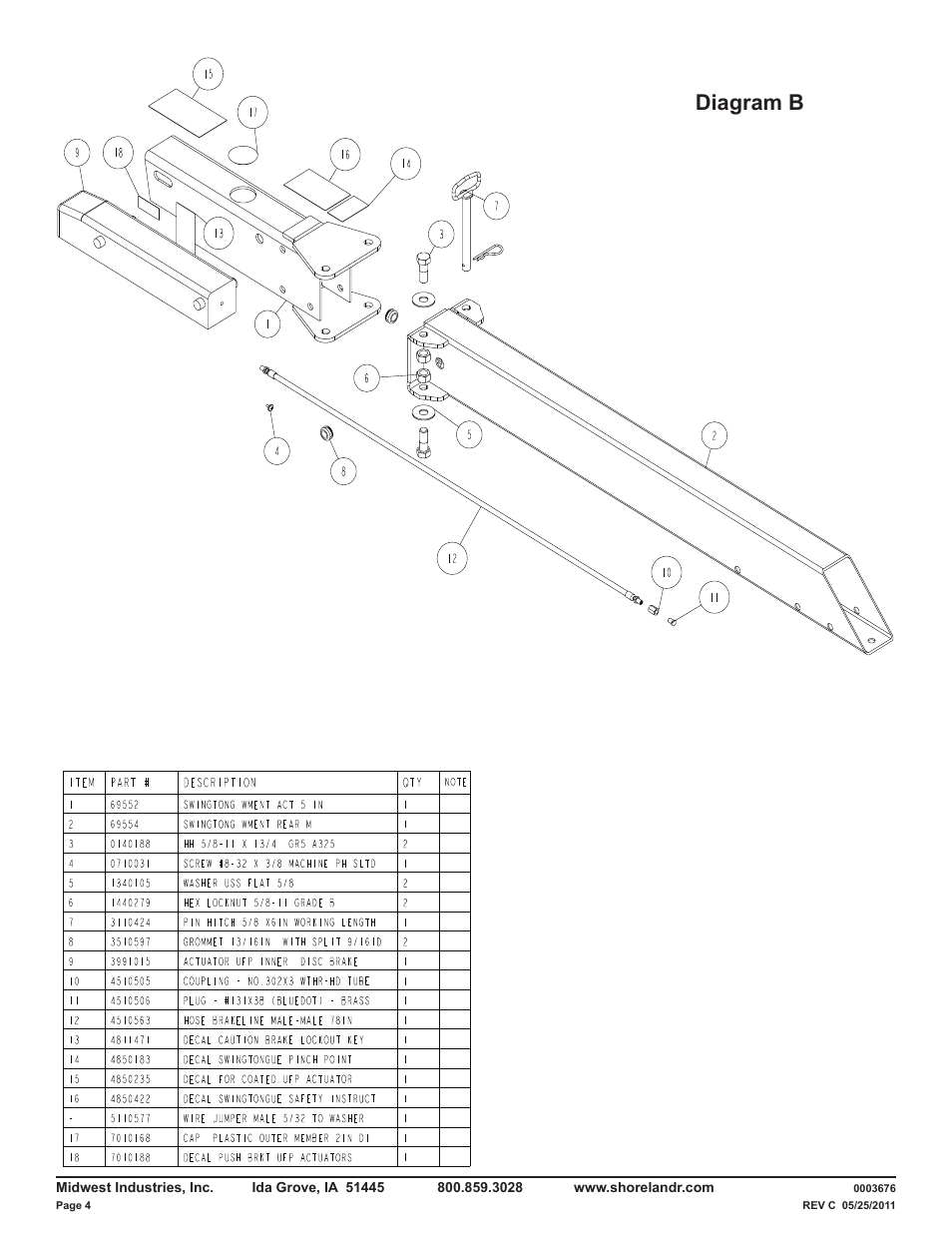 Diagram b | ShoreLand'r LUXR40TCBXLW V.4 User Manual | Page 4 / 15