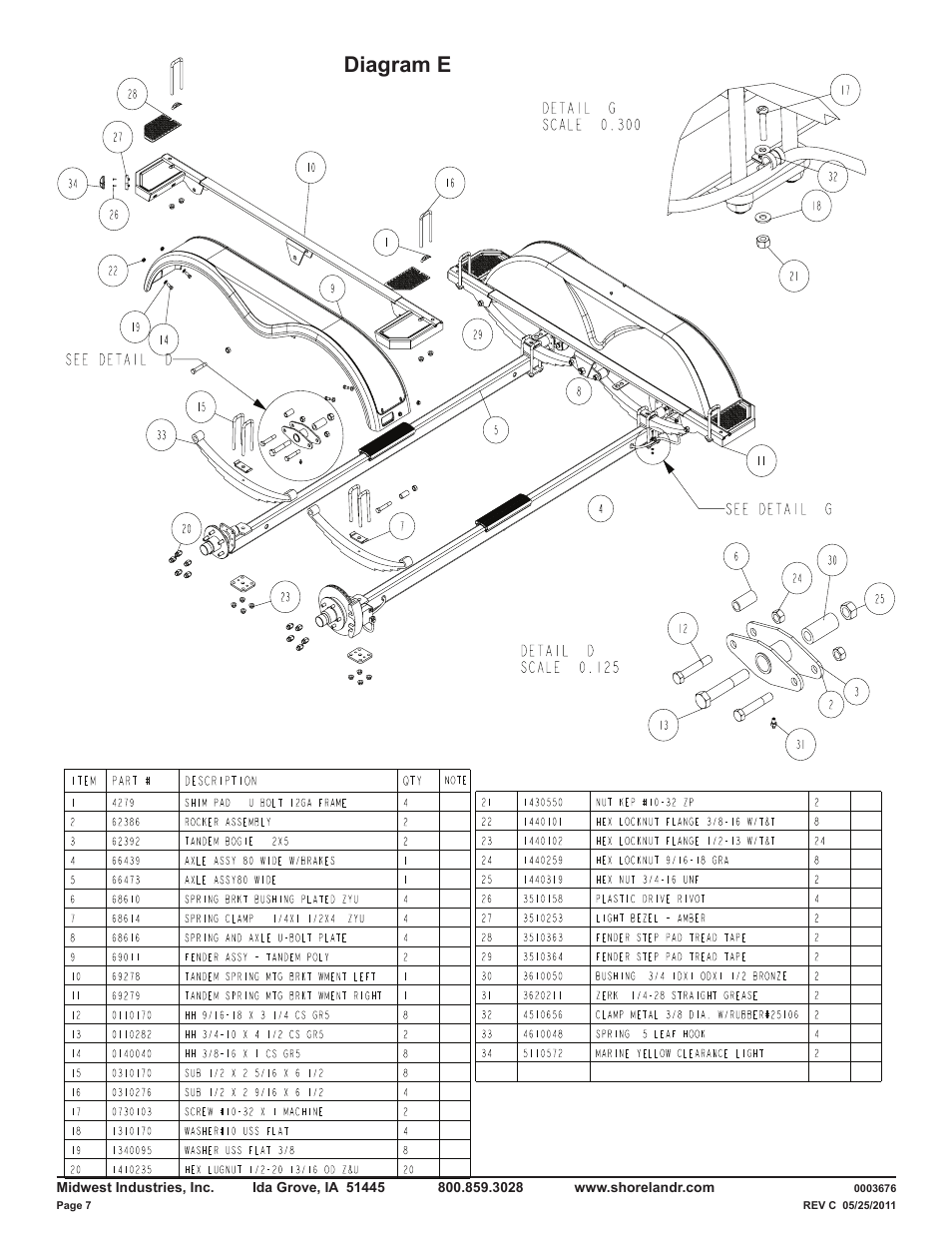 Diagram e | ShoreLand'r LUXR40TCBXLW V.4 User Manual | Page 7 / 15