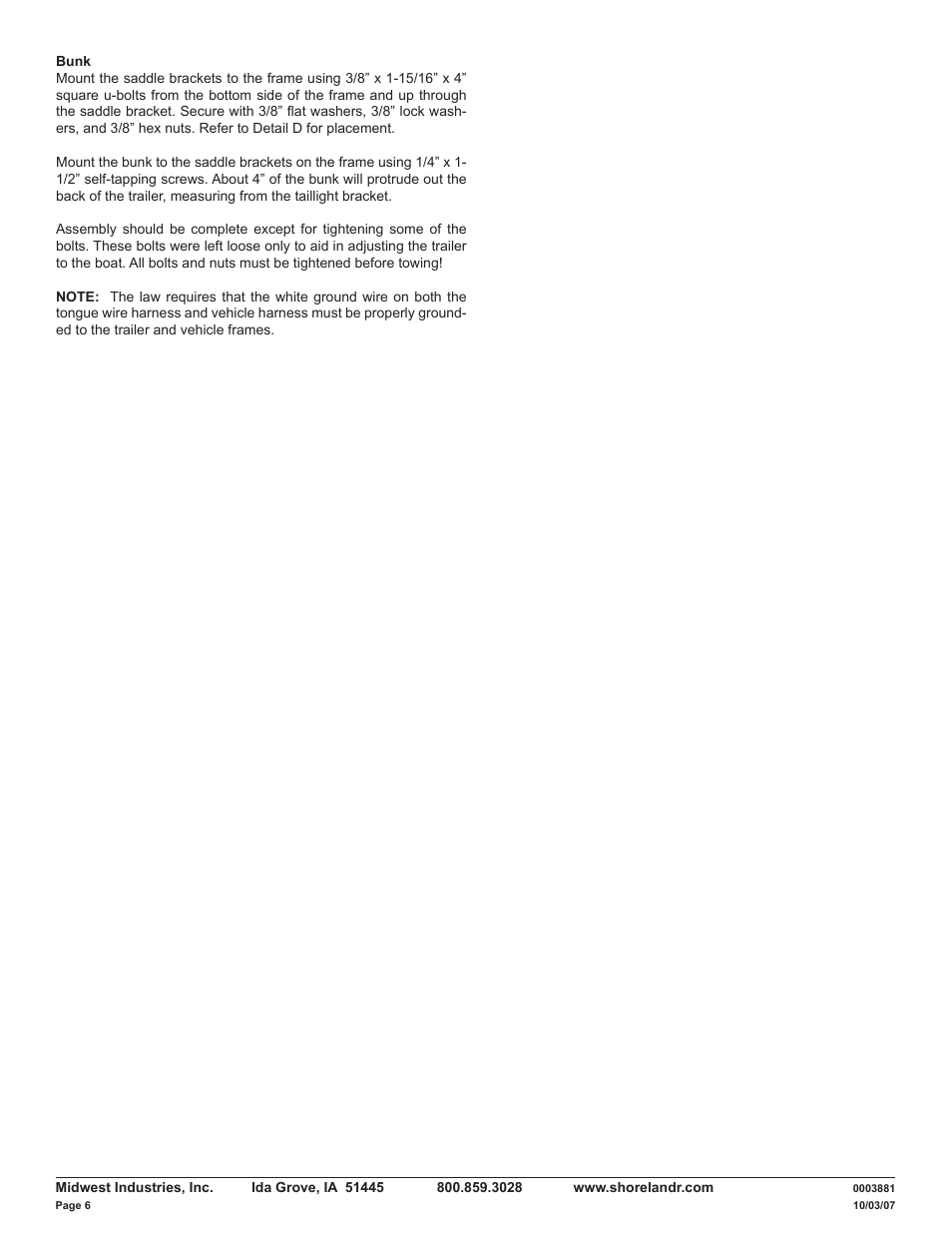 ShoreLand'r PVB1412 V.2 User Manual | Page 6 / 6