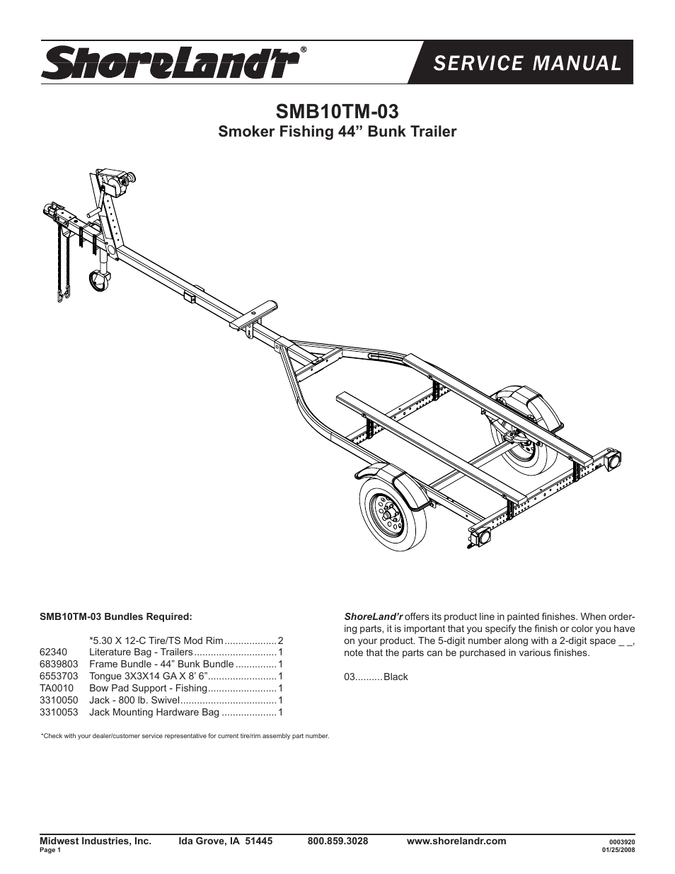 ShoreLand'r SMB10TM V.2 User Manual | 8 pages