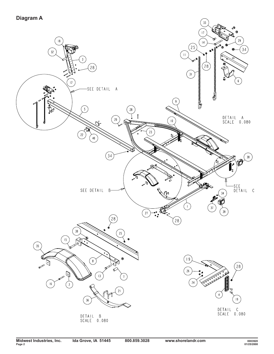 Diagram a | ShoreLand'r SMB10TM V.2 User Manual | Page 2 / 8