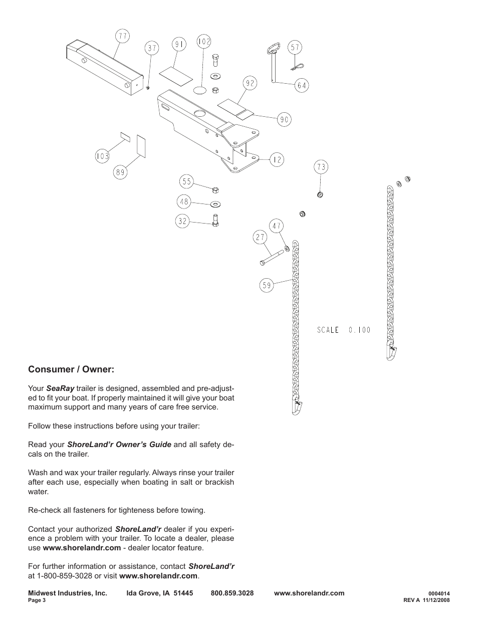 Consumer / owner | ShoreLand'r SRFZ59TBBL User Manual | Page 3 / 9