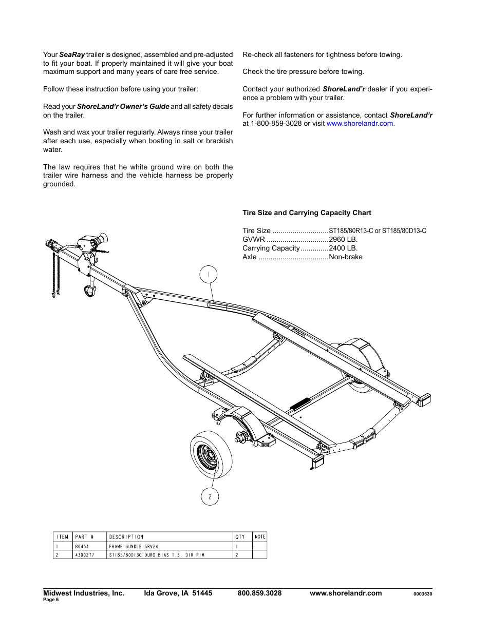 ShoreLand'r SRV24 V.2 User Manual | Page 6 / 6