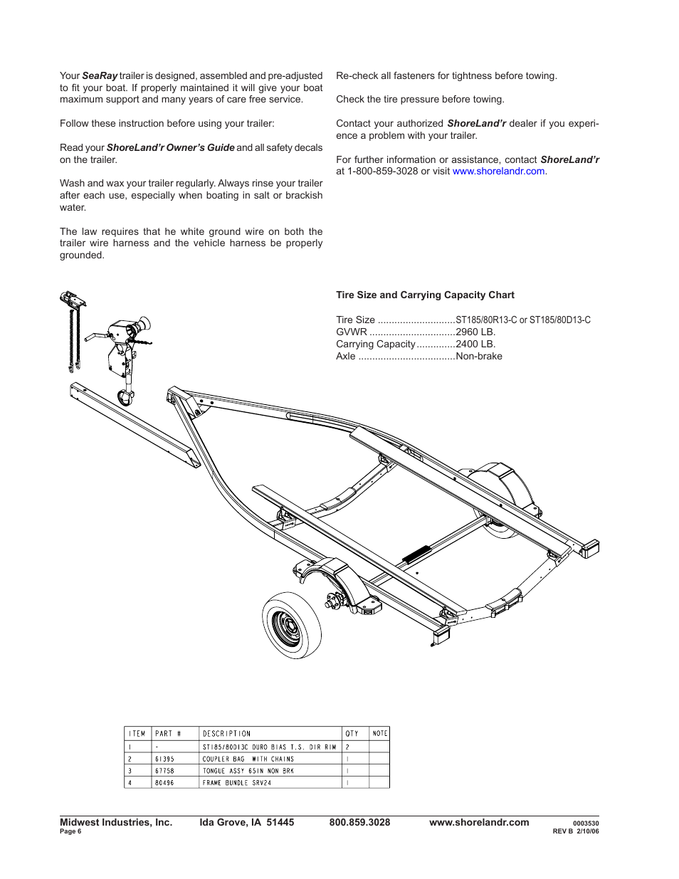 ShoreLand'r SRV24 V.3 User Manual | Page 6 / 6