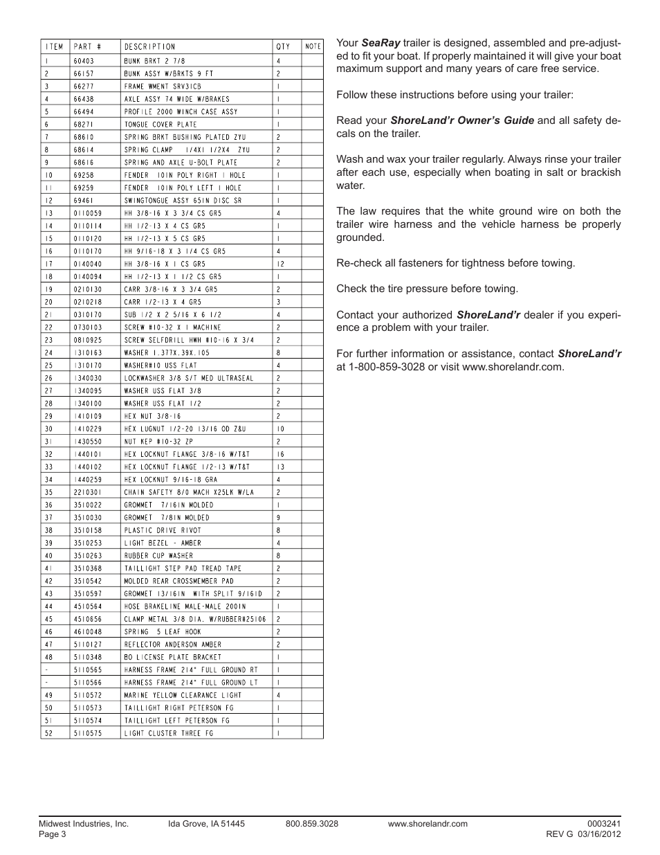 ShoreLand'r SRV31B V.5 User Manual | Page 3 / 8