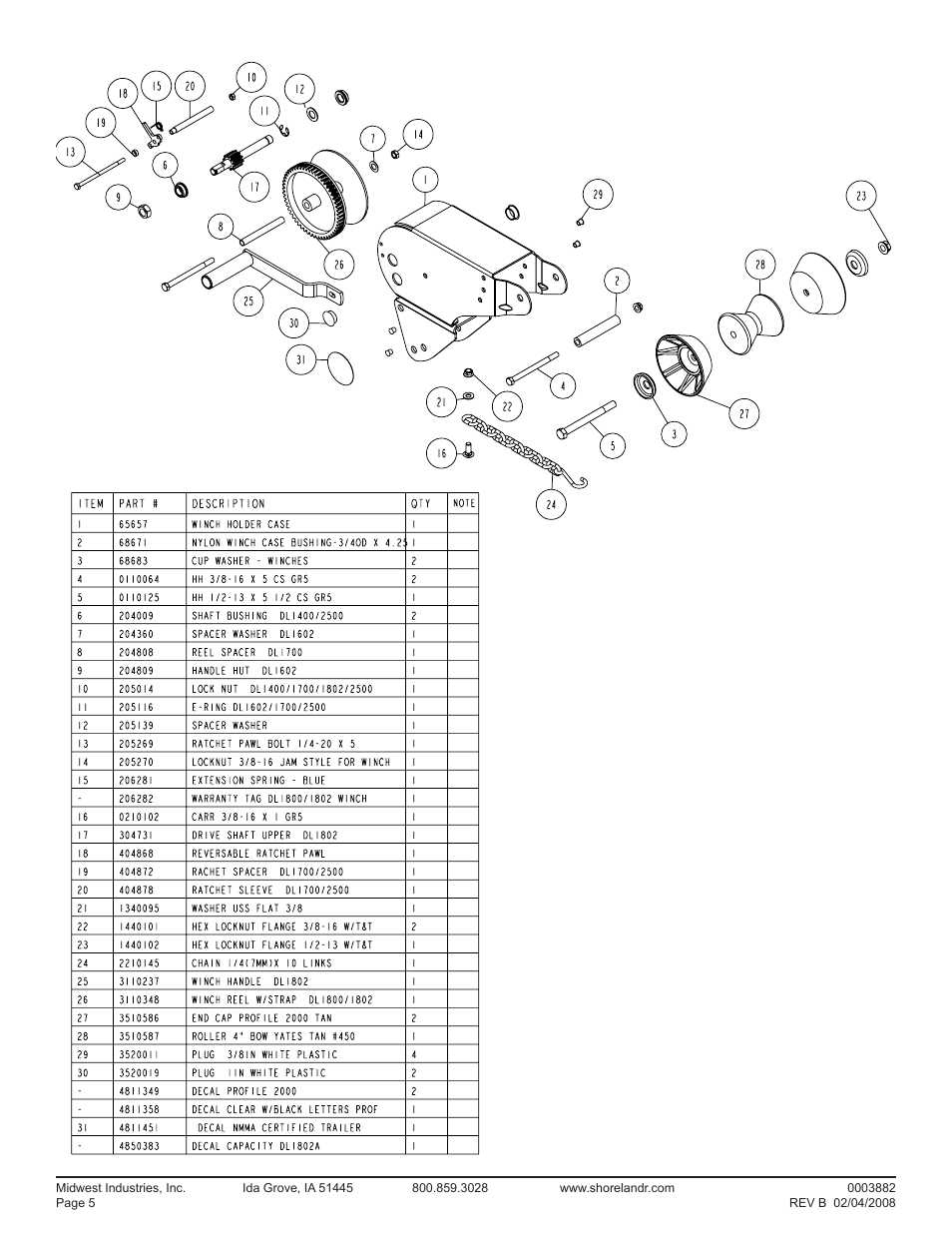 ShoreLand'r SRV31CB User Manual | Page 5 / 8