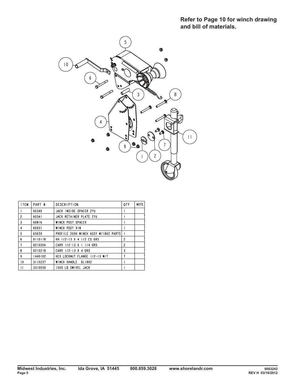 ShoreLand'r SRV42TB V.1 User Manual | Page 5 / 12