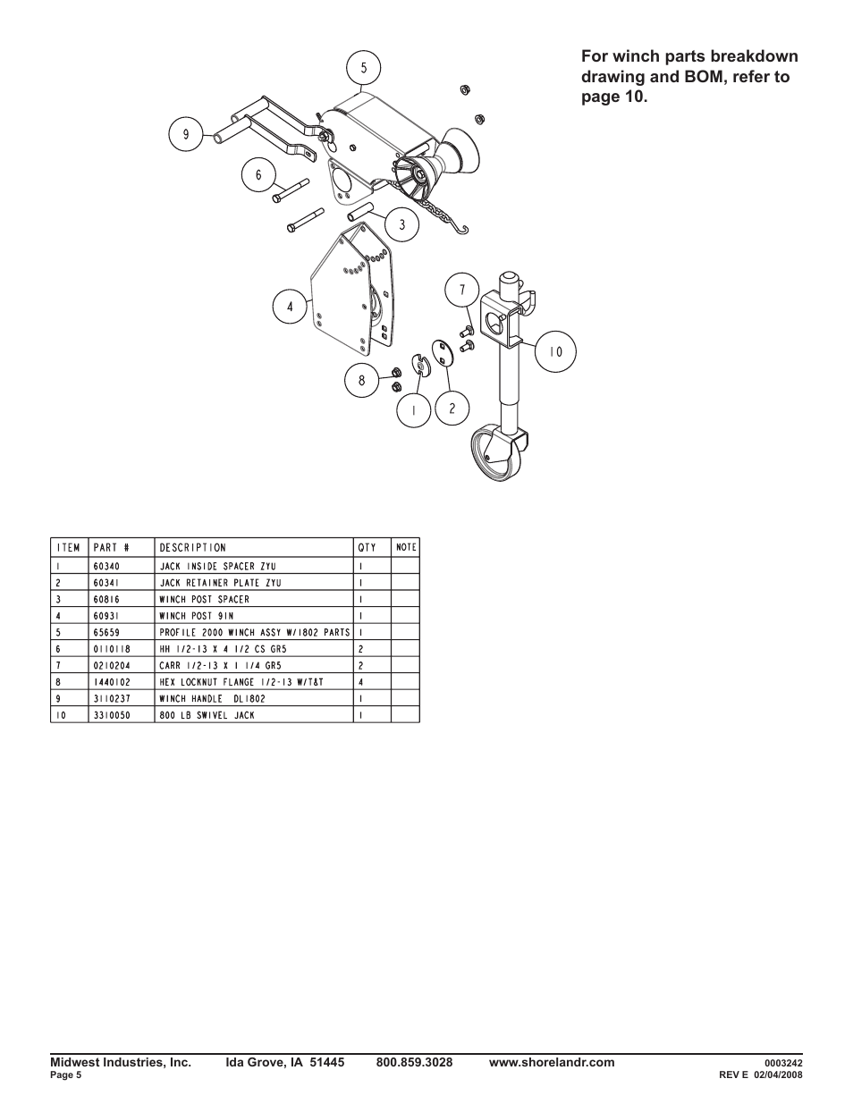 ShoreLand'r SRV42TB V.2 User Manual | Page 5 / 12