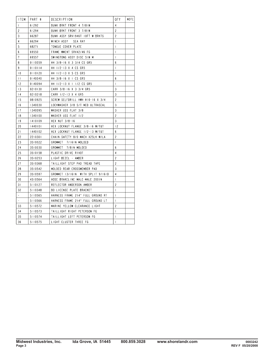 ShoreLand'r SRV42TB V.4 User Manual | Page 3 / 12