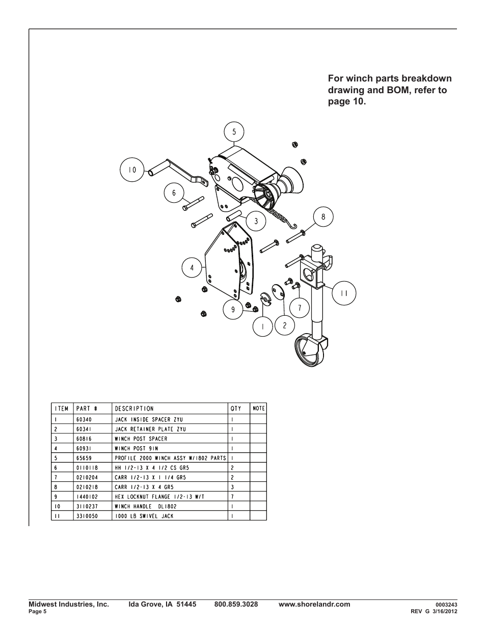 ShoreLand'r SRV46TB V.1 User Manual | Page 5 / 12