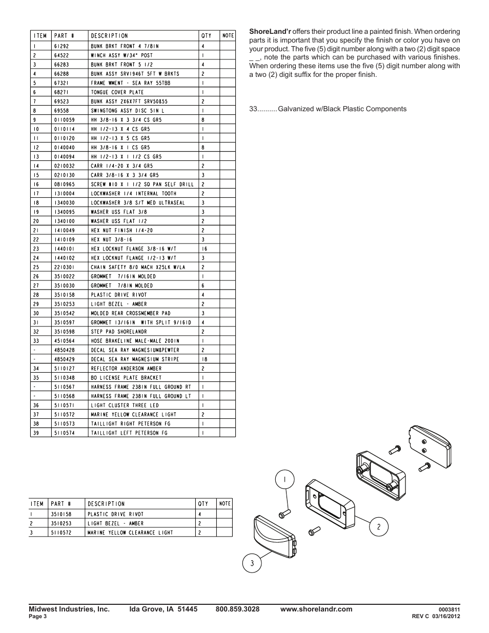 ShoreLand'r SRV50TB V.1 User Manual | Page 3 / 12