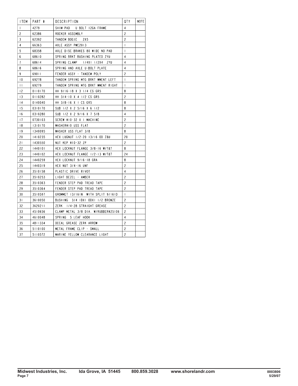 ShoreLand'r SRV50TBA V.1 User Manual | Page 7 / 12