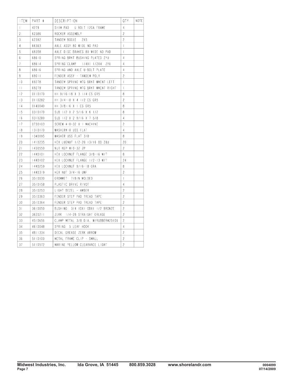 ShoreLand'r SRV50TCB User Manual | Page 7 / 11