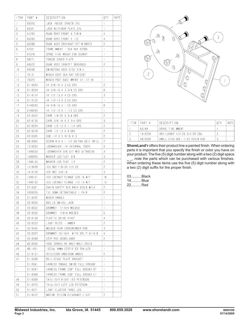 ShoreLand'r SRV50TCBA User Manual | Page 3 / 11