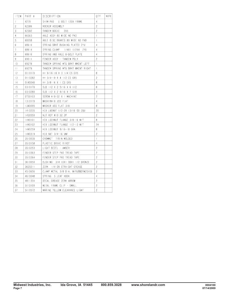 ShoreLand'r SRV50TCBA User Manual | Page 7 / 11