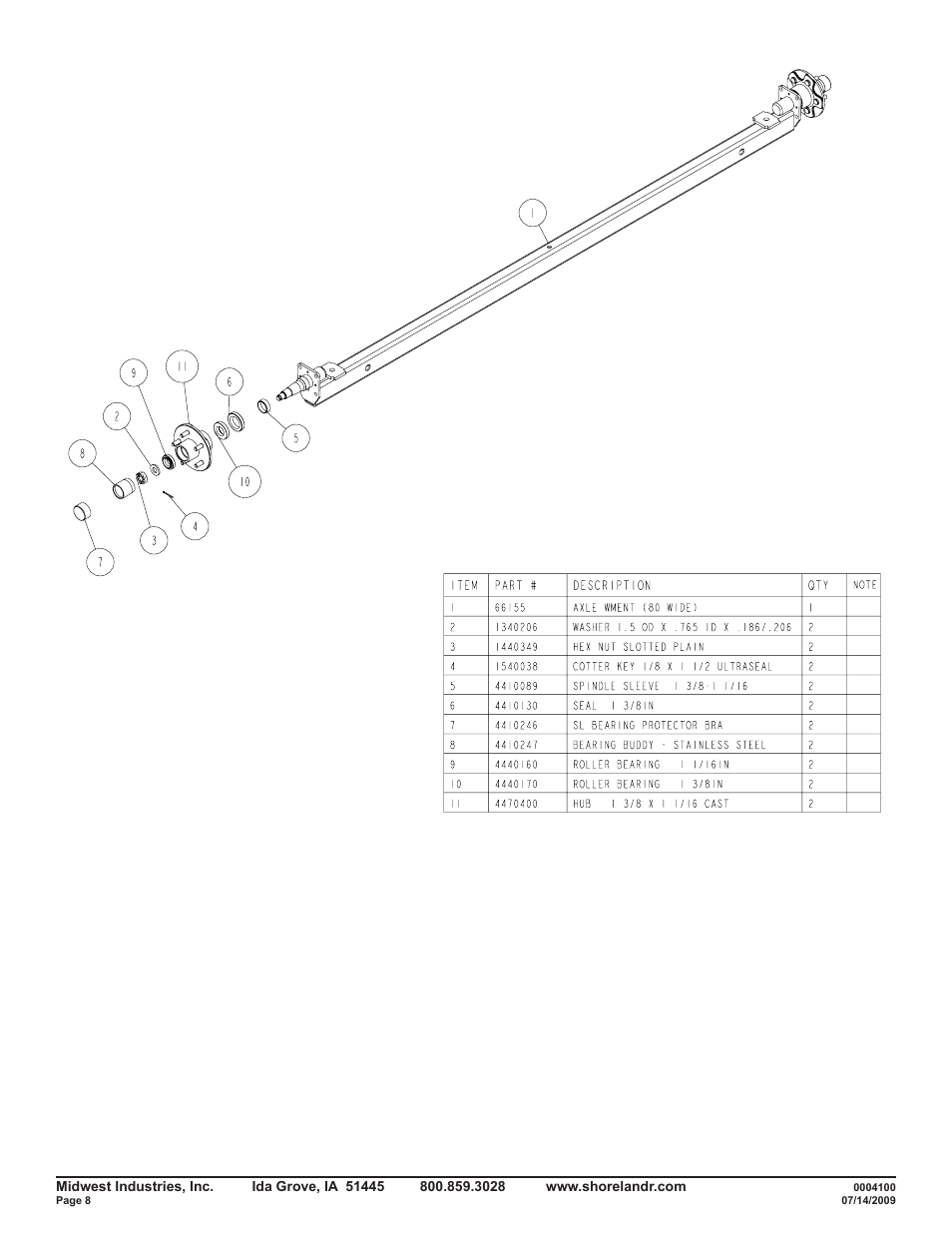 ShoreLand'r SRV50TCBA User Manual | Page 8 / 11